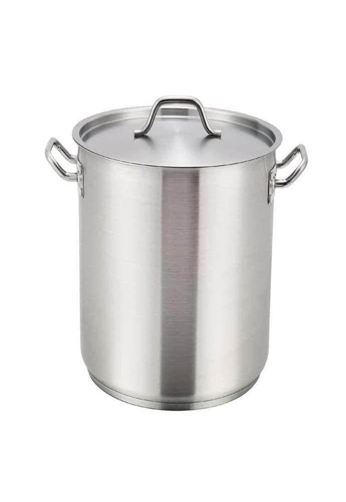 Stainless Steel Stock Pot with Cover, 40 Quart U7940