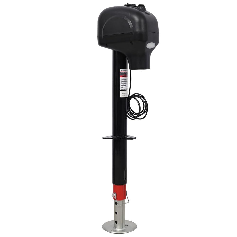 3500 lbs 12V Electric Trailer Jack with 18" Drop Leg X102