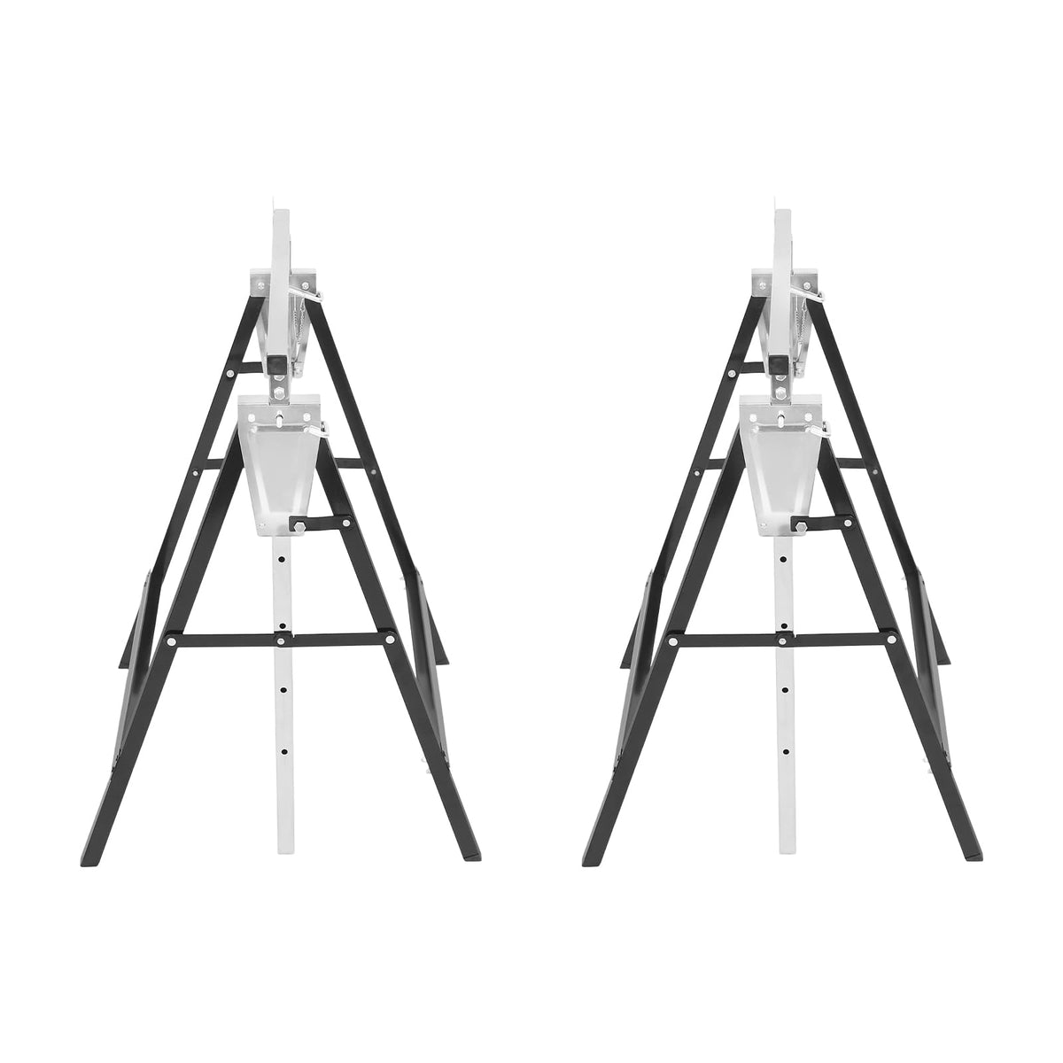 Foldable Steel 2 Pack Adjustable Height Saw Horses H136