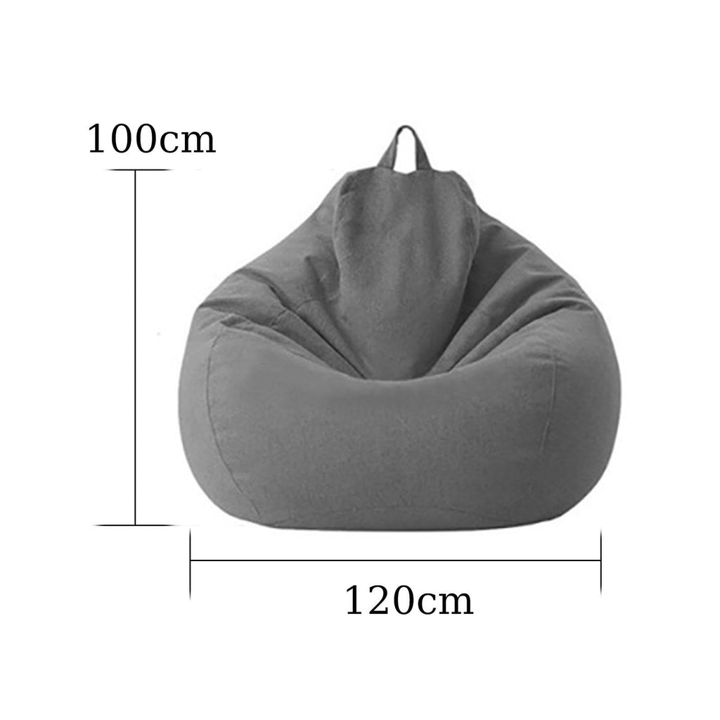 Yellow Large Bean Bag Chair Cover C4443