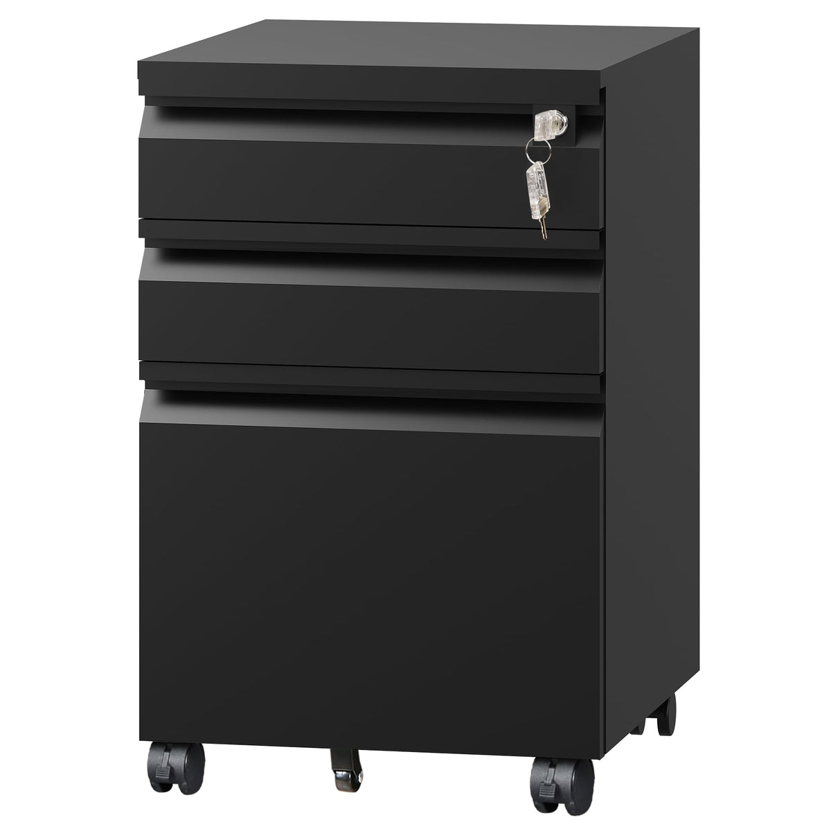 3 Drawer Mobile File Cabinet with Lock Q77543