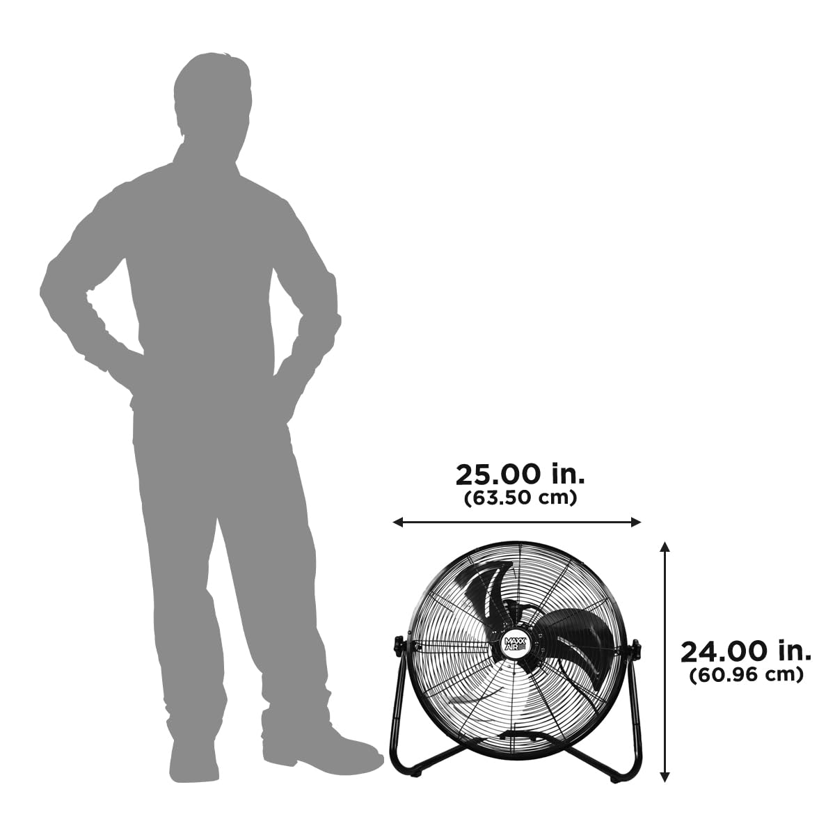 20 Inch 3-Speed High Velocity Wall Fan B28987