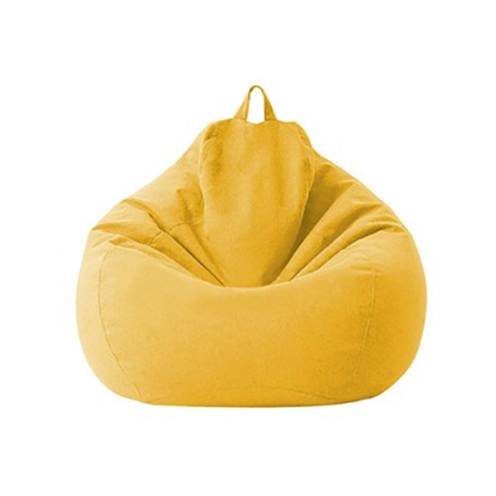 Yellow Large Bean Bag Chair Cover C4443