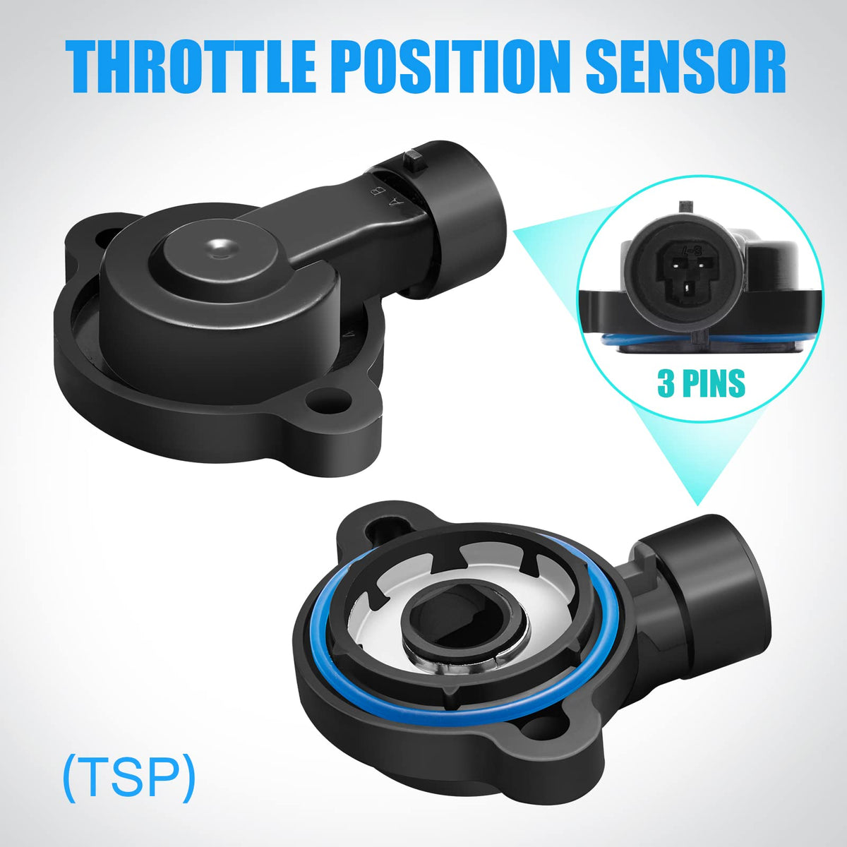Throttle Position Sensor and Idle Air Control Valve W20001