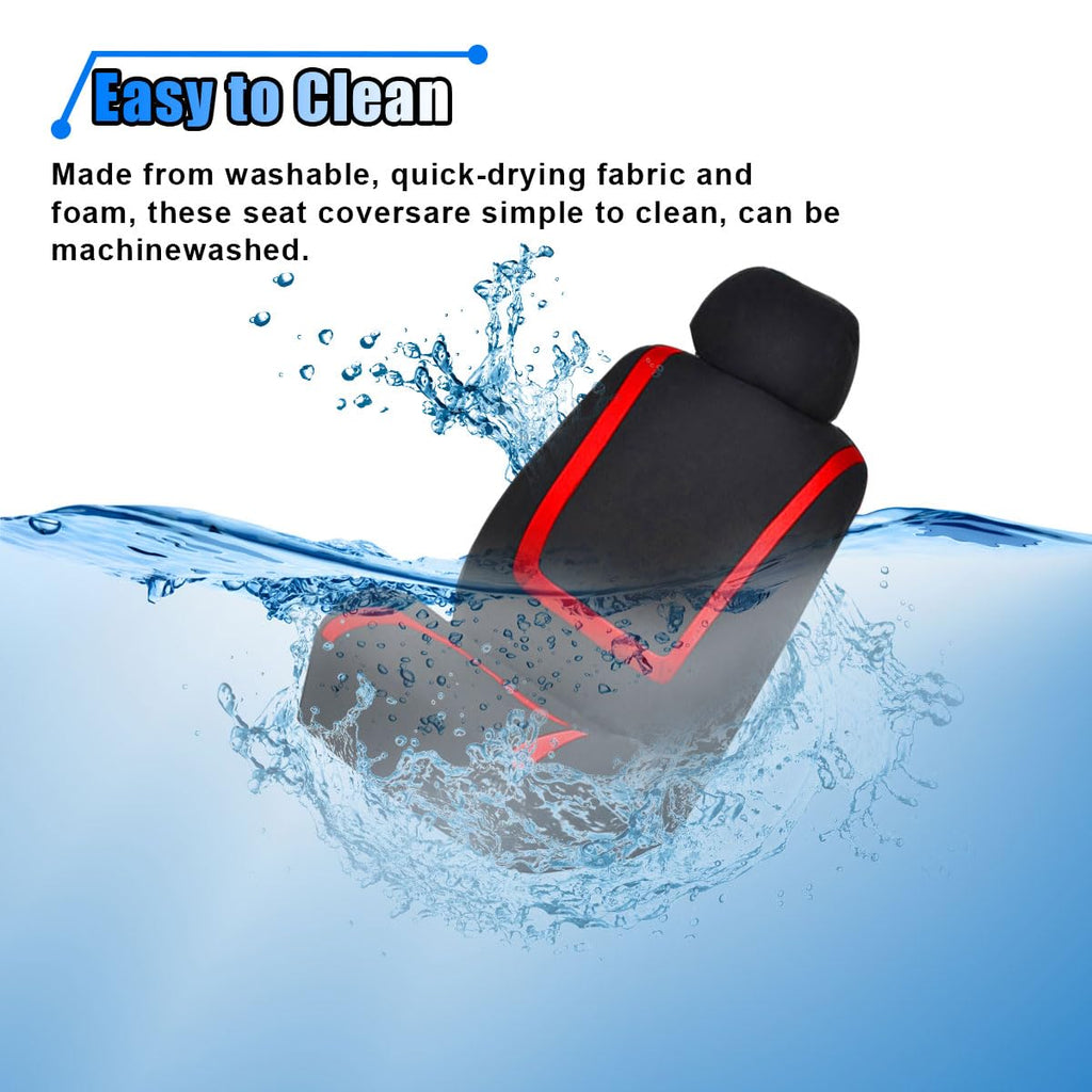 2 Pack Breathable Car Seat Covers W94648