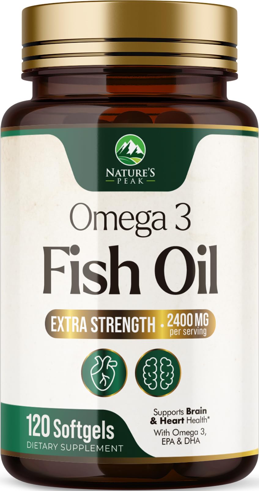 2400mg Omega 3 Fish Oil Softgels C2262
