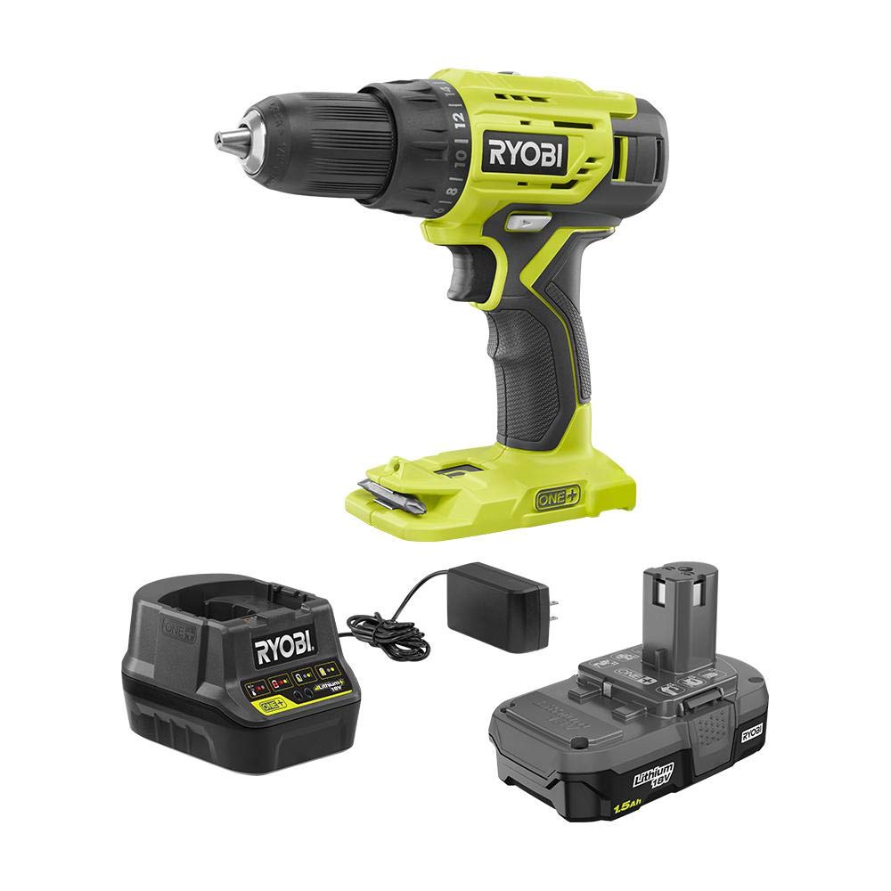 18-Volt Cordless 1/2 in. Drill/Driver Kit with Battery and Charger P977955