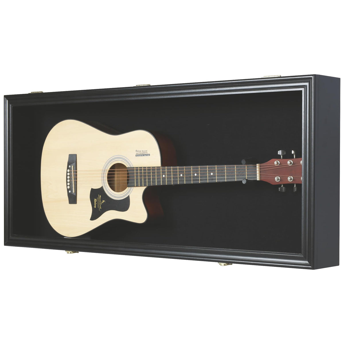 42" Electric Guitar Display Case Cabinet Shadow Box with Lock T841