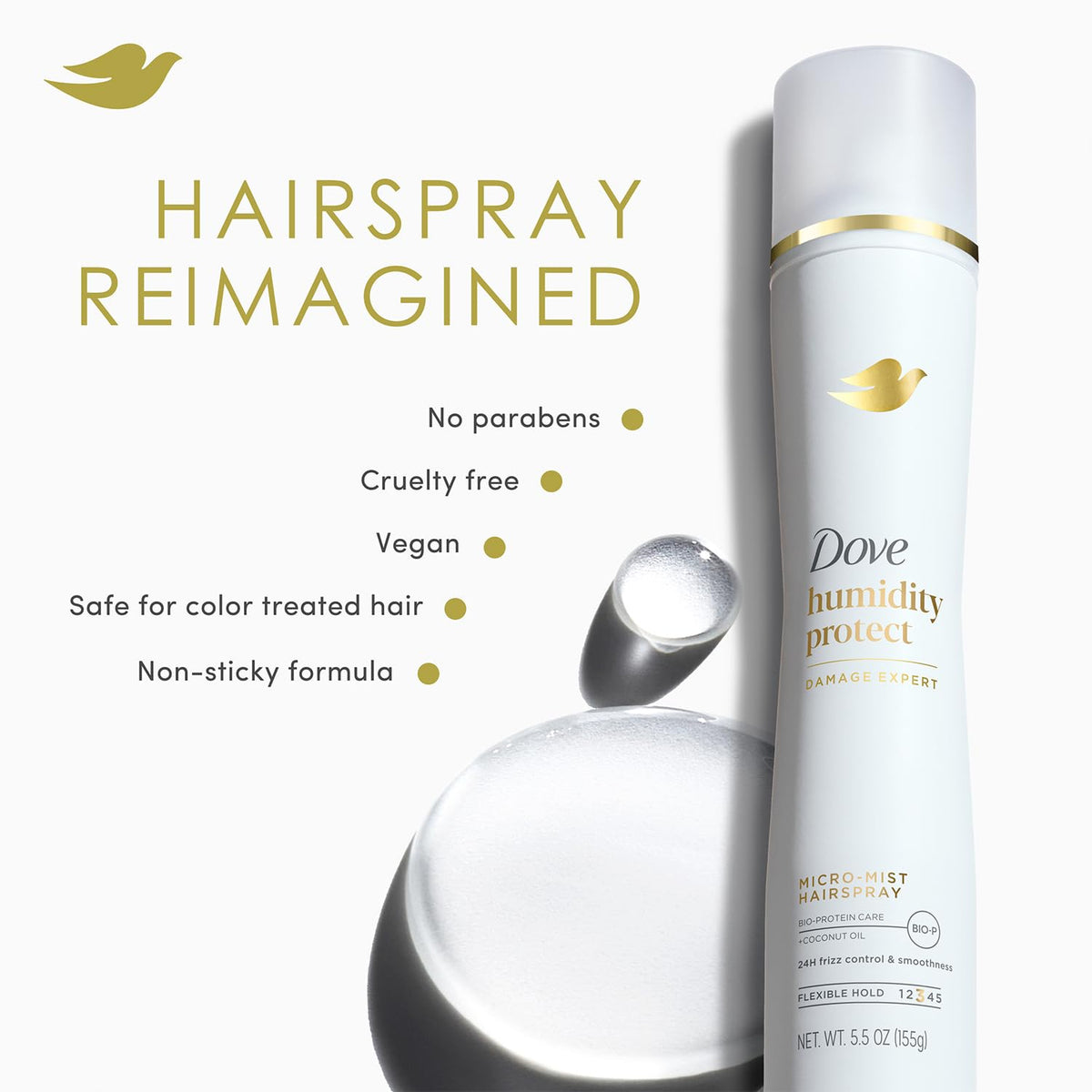 Shampoo & Conditioner Set with Hairspray 3 Piece Set F802