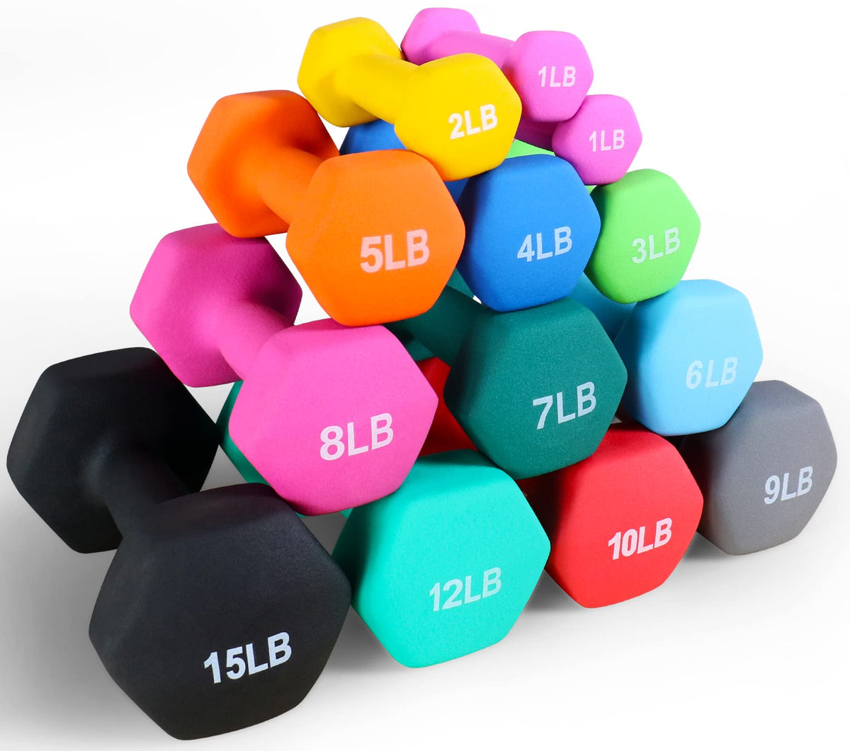 Neoprene Dumbbell Hand Weights P664