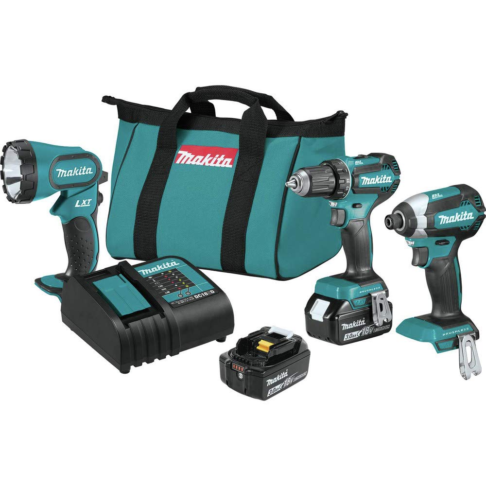 18V LXT Lithium-Ion Brushless Cordless 3-Pc. Combo Kit (3.0Ah) Y589000