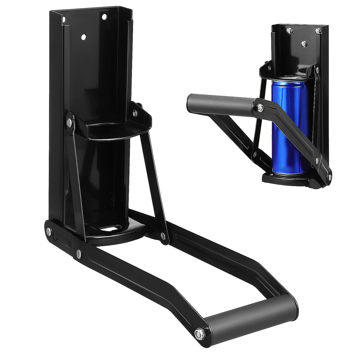 Heavy Duty Wall Mounted Can Crusher with Bottle Opener U2611