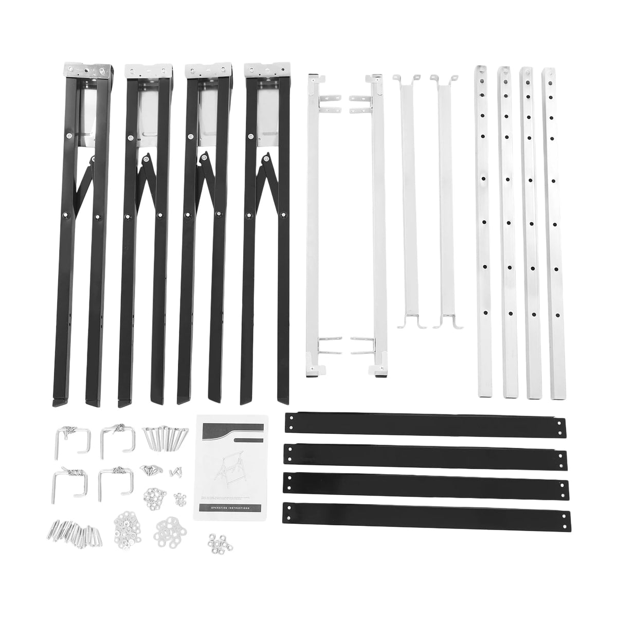 Foldable Steel 2 Pack Adjustable Height Saw Horses H136