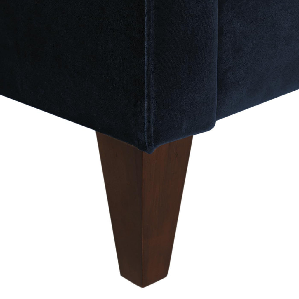 Dark Navy Blue Performance Velvet Tufted Sofa Z65410