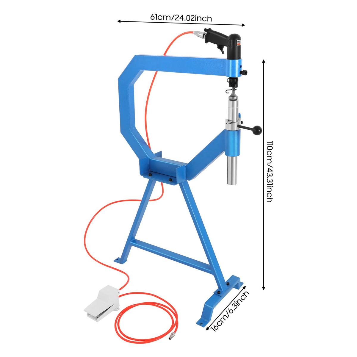 Pneumatic Planishing Hammer with Anvil & Foot Pedal M322370