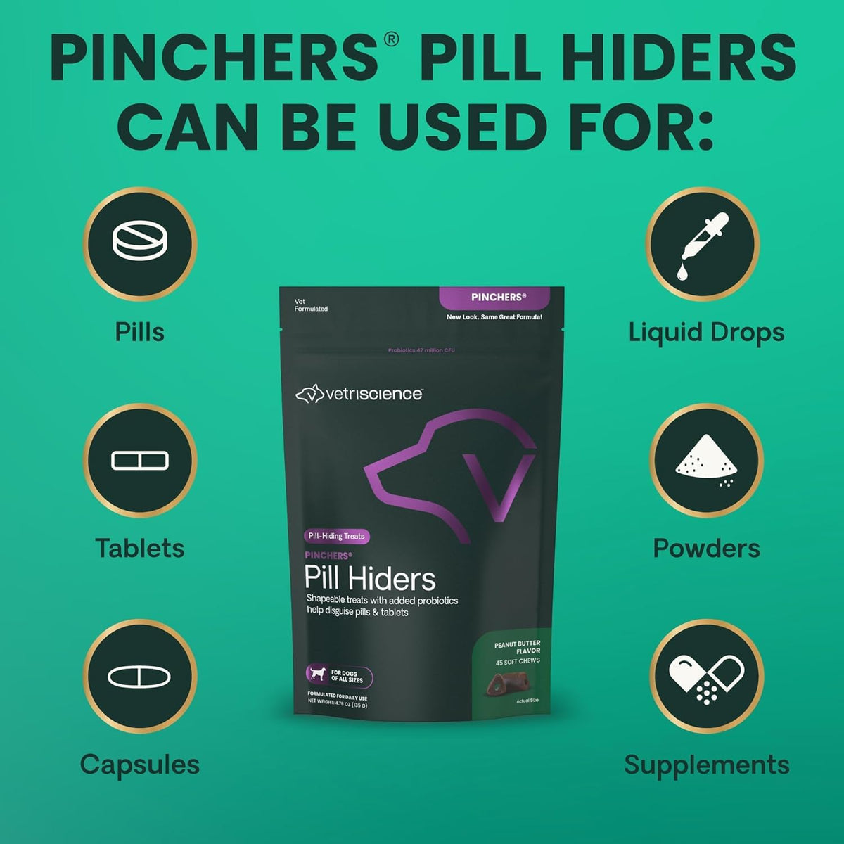 Peanut Butter Dog Pill Hiders 45 Count M169