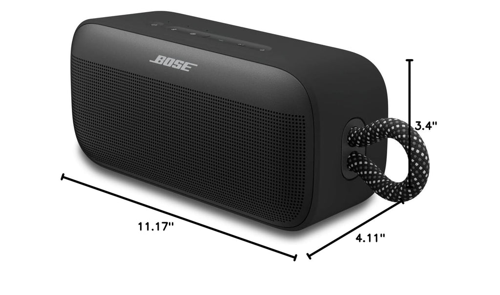 Portable Bluetooth Speaker, 20 Hours Battery Life, Waterproof, Black C115755