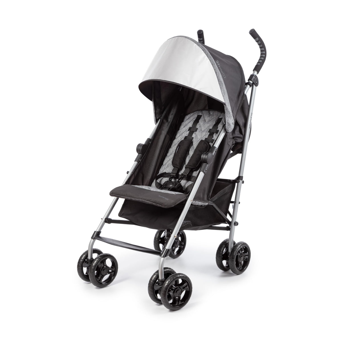 Black & Gray Lightweight Steel Frame Stroller F143912