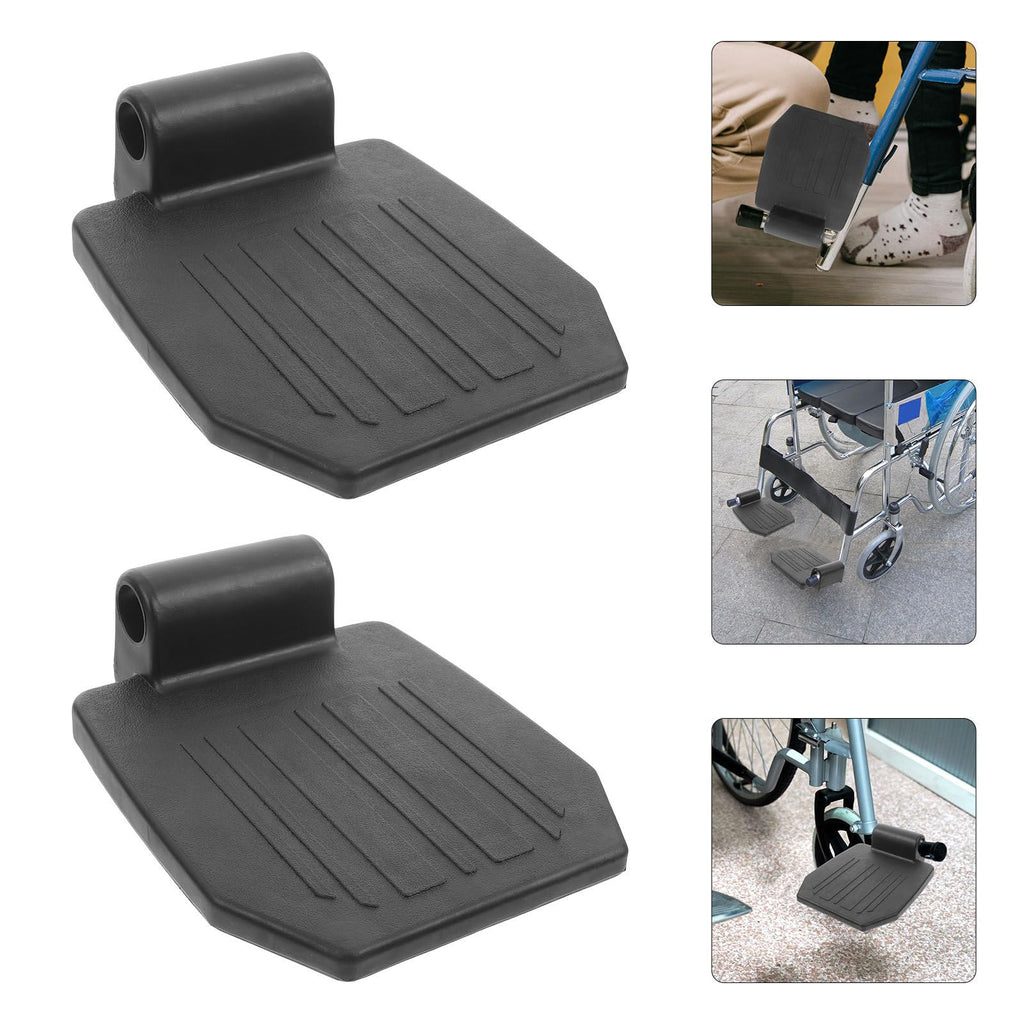 2pcs Heavy Duty Wheelchair Footrest Pedals Replacement Parts L866