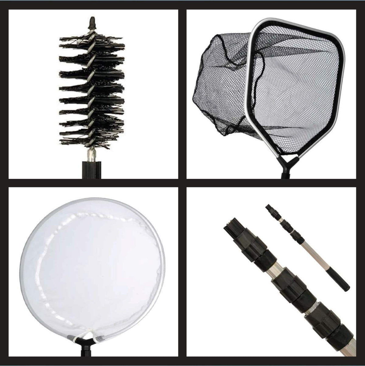 Floating Pond Thermometer & 4-in-1 Pond Cleaning Care Kit E451