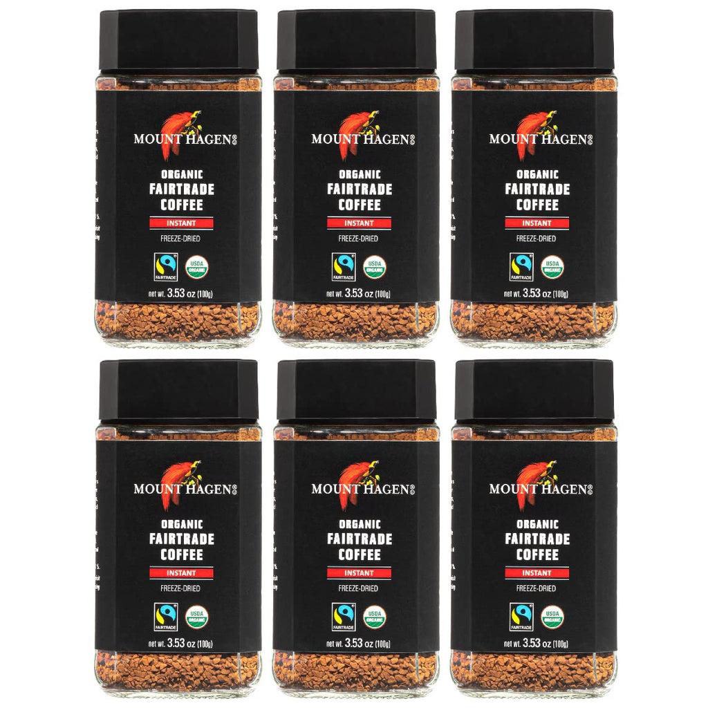 Organic Freeze Dried Instant Coffee 6 x 3.53oz A2869