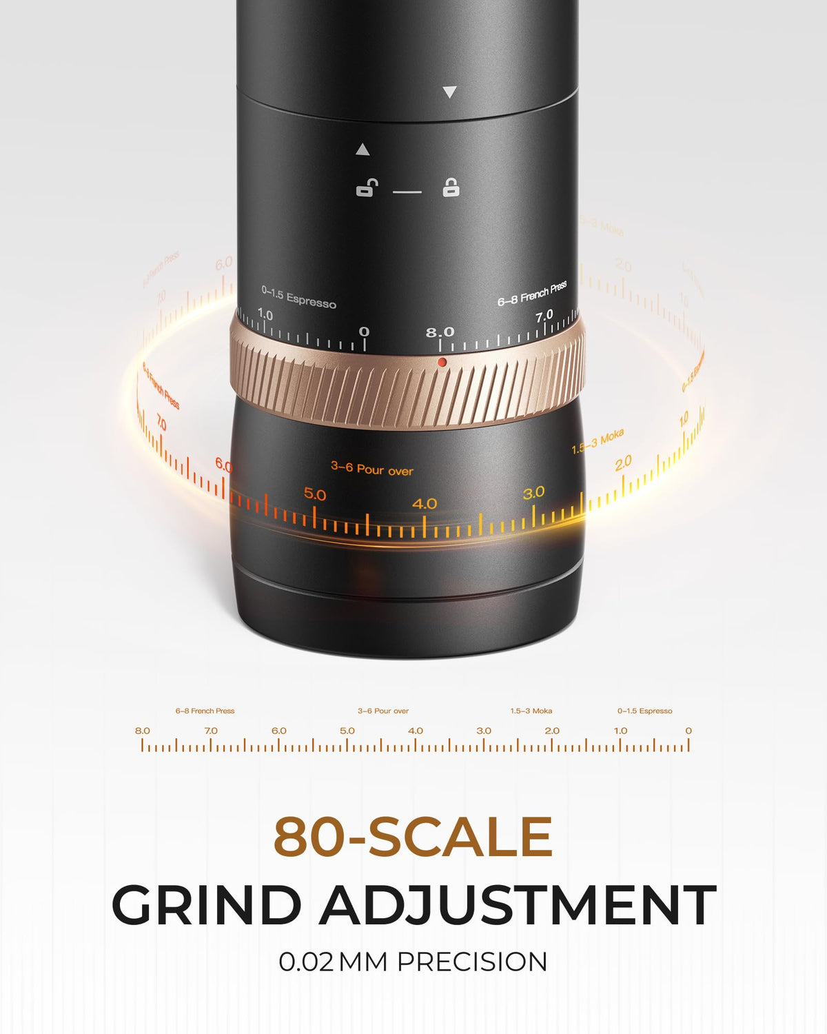Portable Burr Coffee Grinder G459