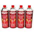 4 Pack 8oz Camping Fuel Canisters X136