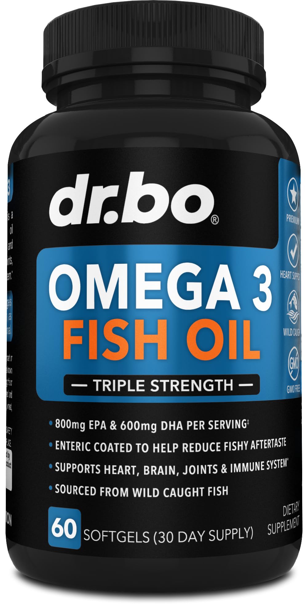 Omega 3 Fish Oil 2000mg EPA DHA 60 Softgels Z457775
