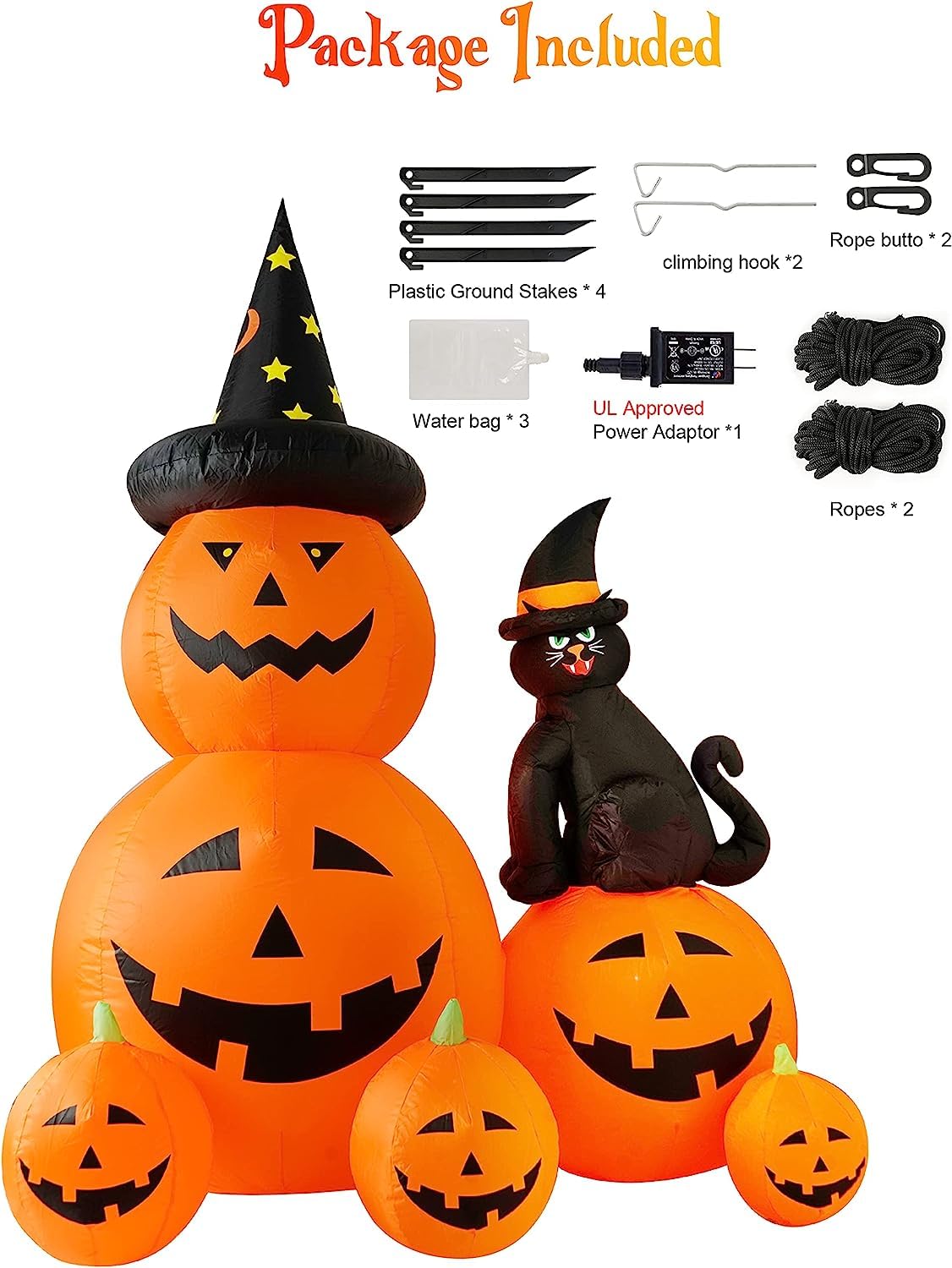 6 FT Halloween Inflatable Outdoor Decor F4210