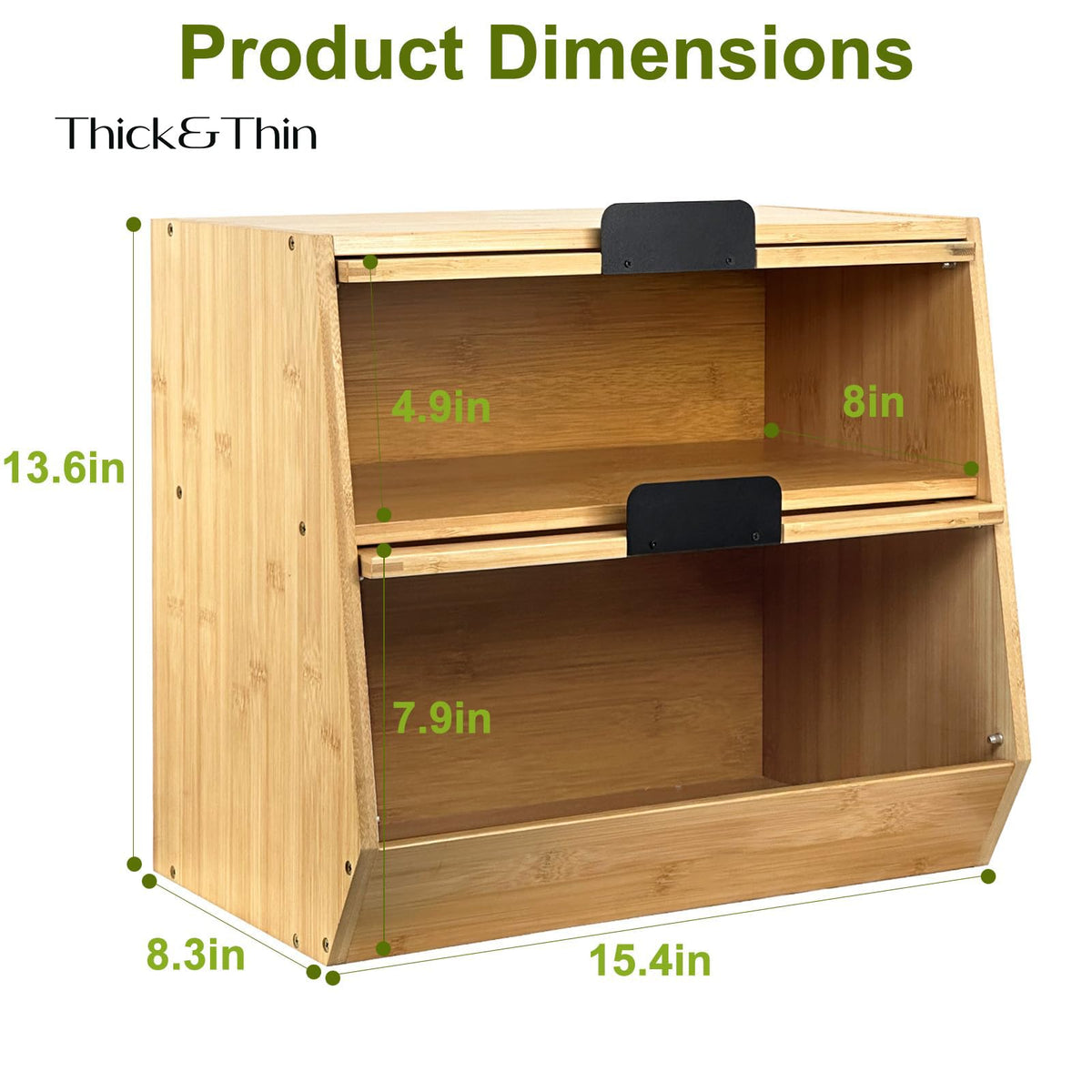 Wooden Bread Box with Window C958323