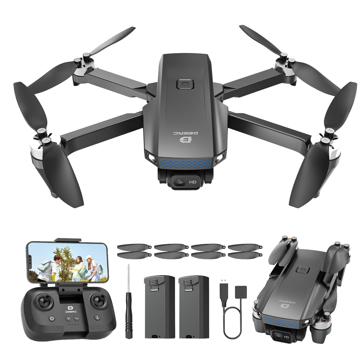 Camera Drone with 2 Batteries N7191