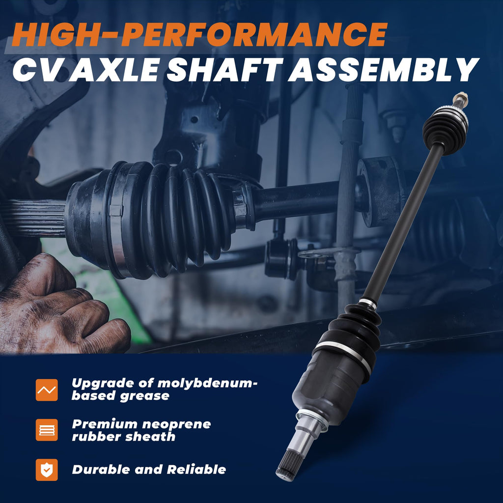 Front CV Axle Shaft Assembly Pair 2pcs Left and Right F23696