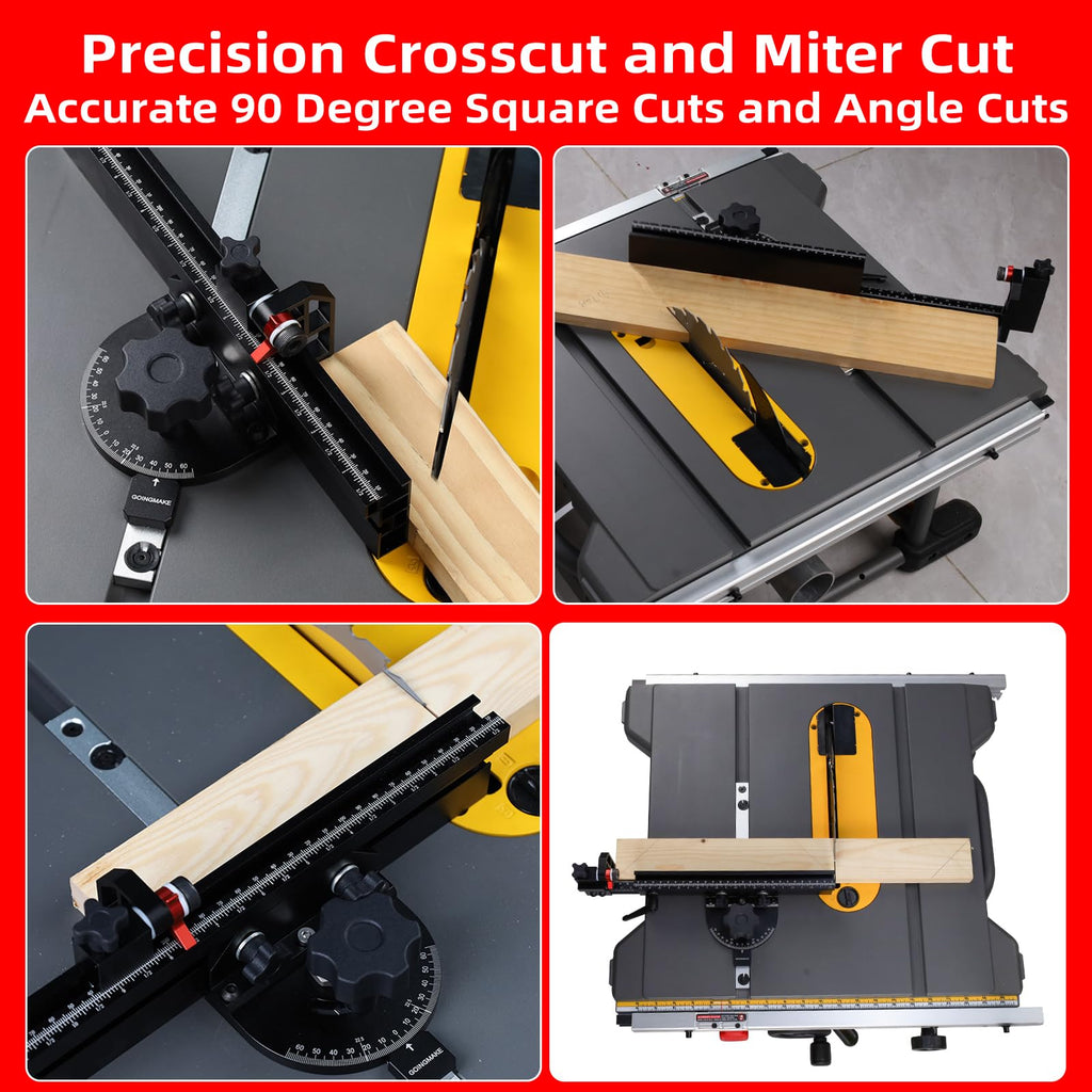 Small Table Saw Miter Gauge with Extendable Fence G266813