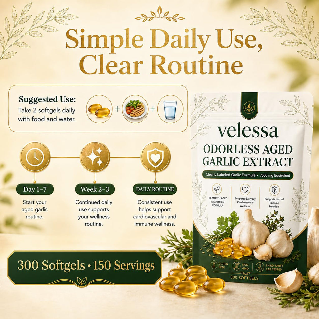 Odorless Aged Garlic Extract 300 Softgels L269875