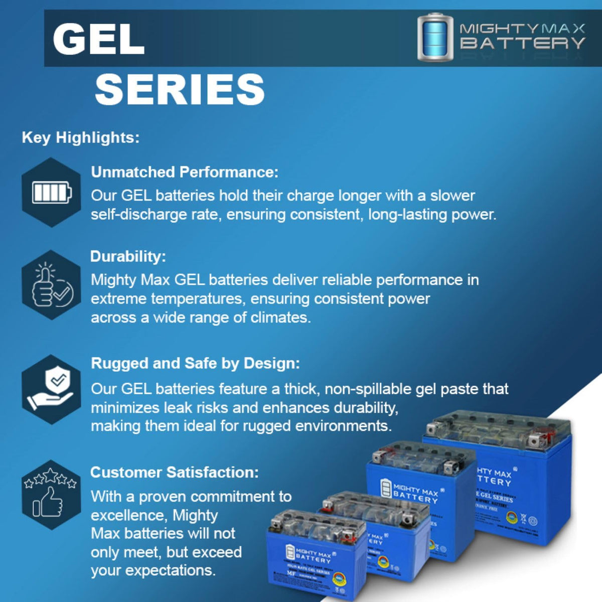 12V GEL Battery with 2Amp Charger Y447