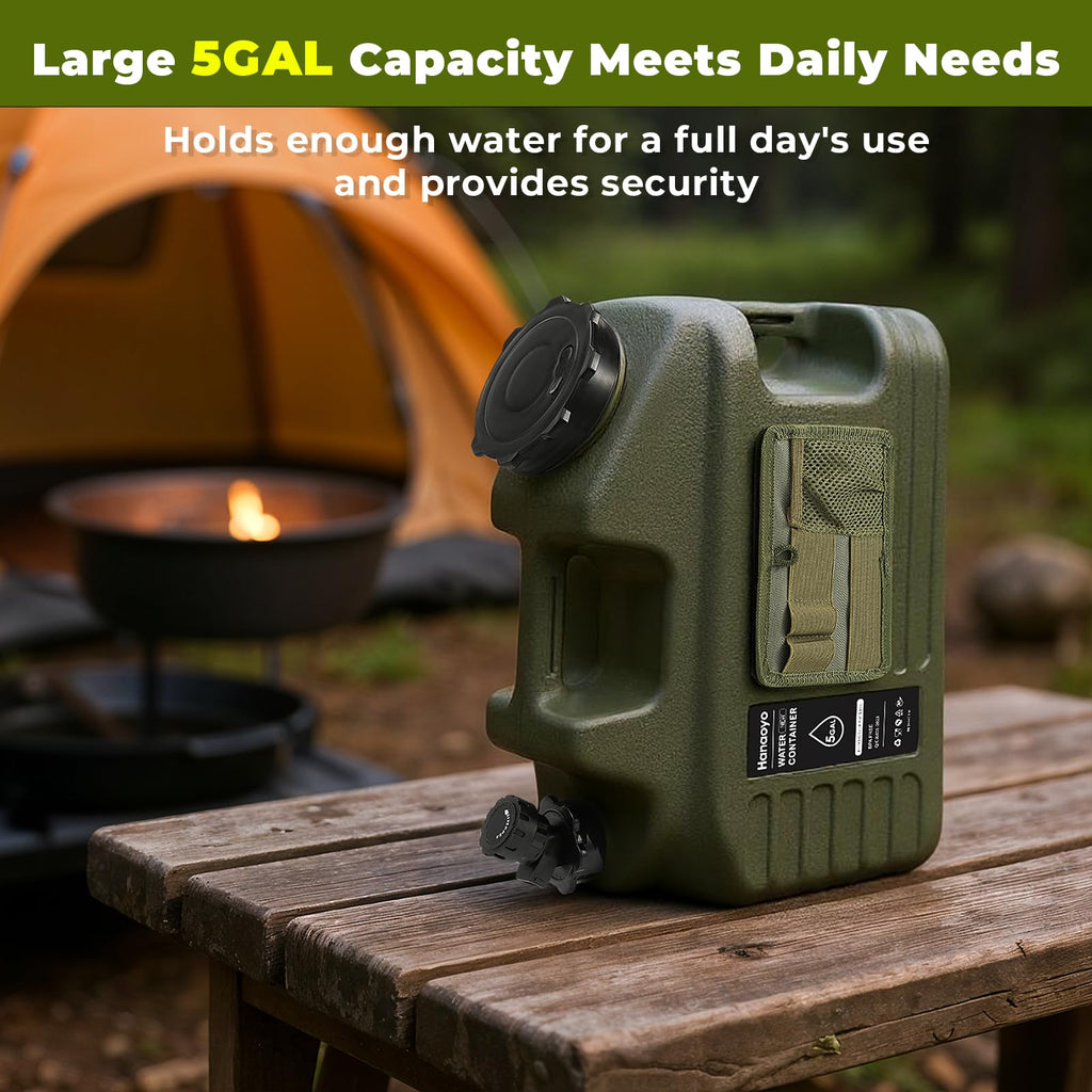 5 Gallon BPA Free Water Container with Spigot U995