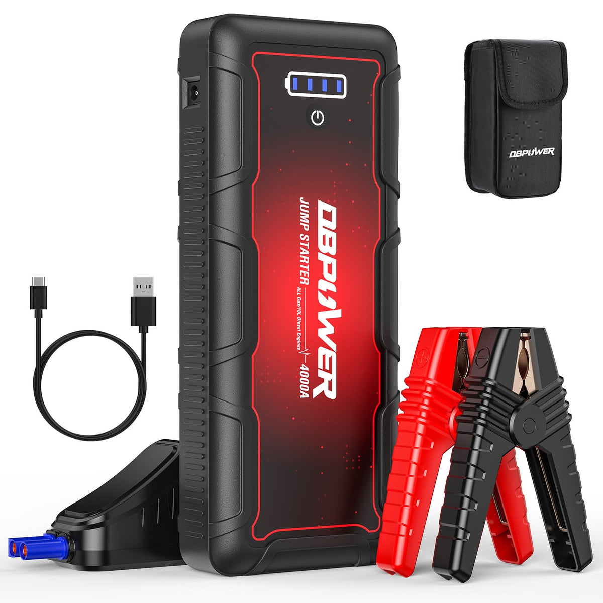 4000A Peak 88.8Wh Portable Car Jump Starter J8835
