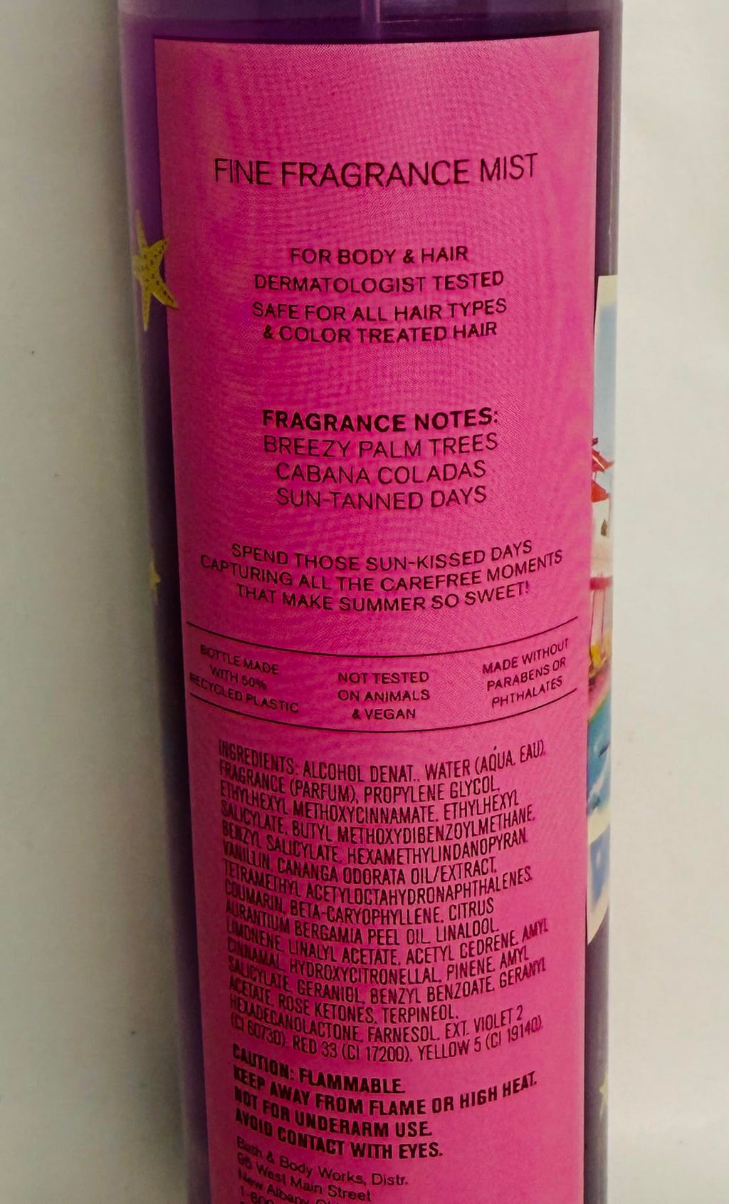 Fine Fragrance Mist V186