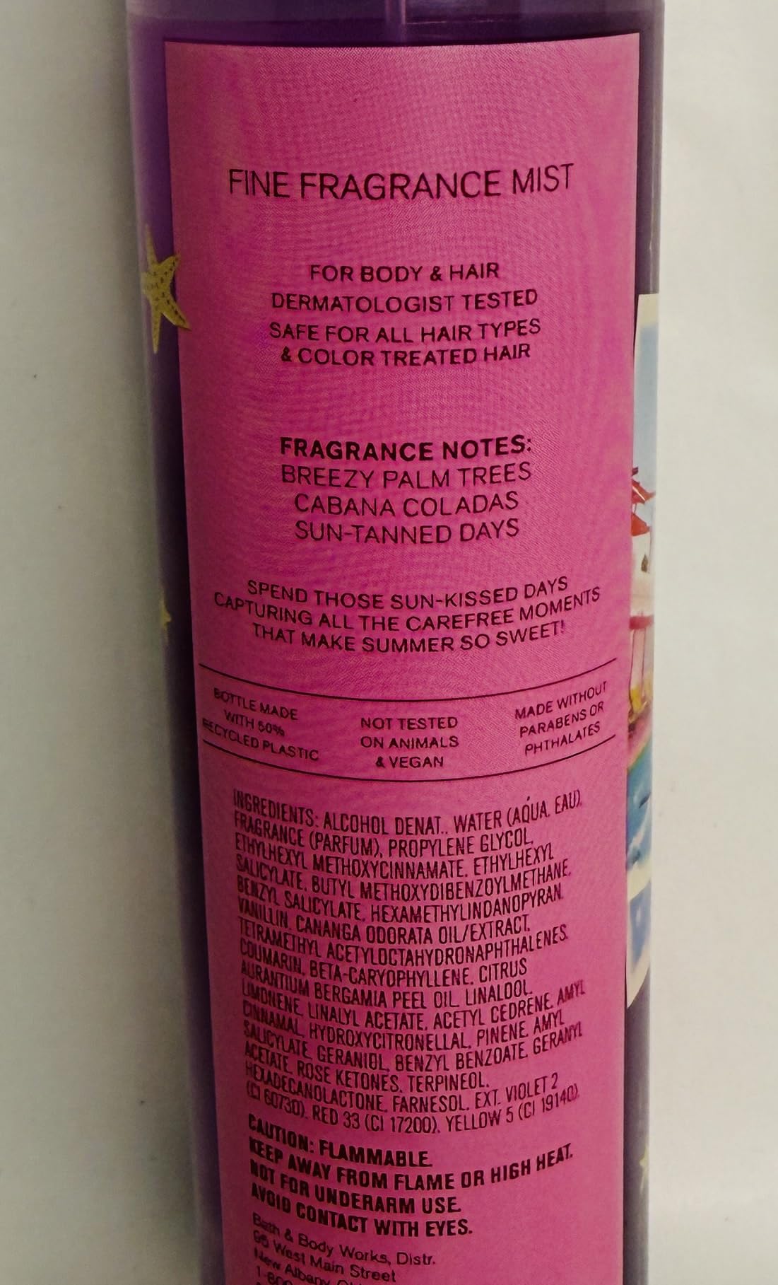 Fine Fragrance Mist V186