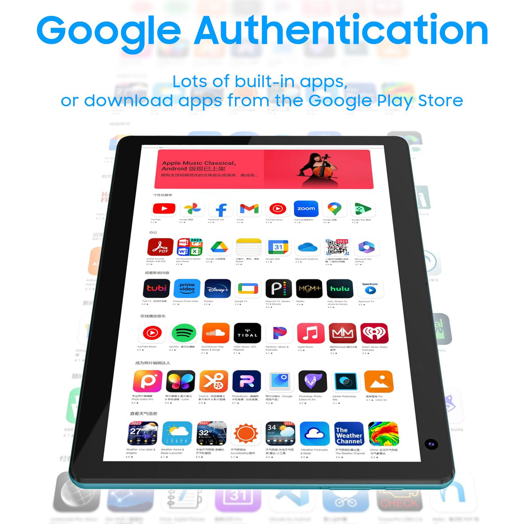 10 inch Android 15 Tablet 32GB ROM Quad Core 6000mAh I25529