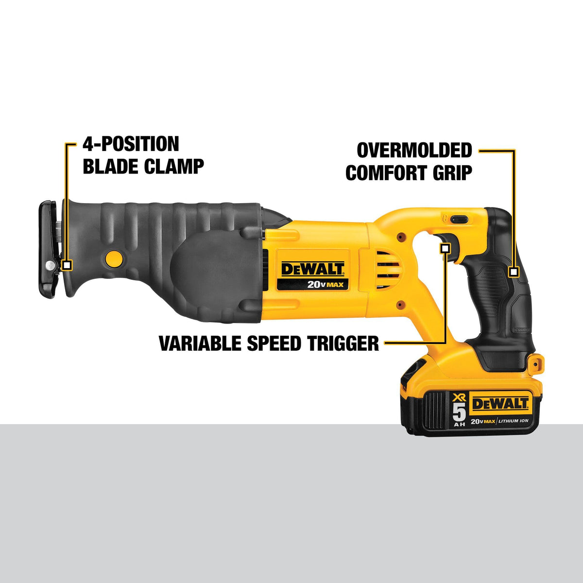 Cordless Reciprocating Saw with Battery and Charger A40380