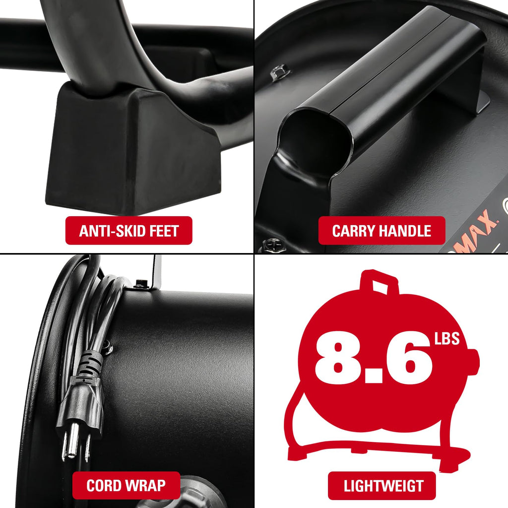 10 Inch High Velocity Drum Fan X837322