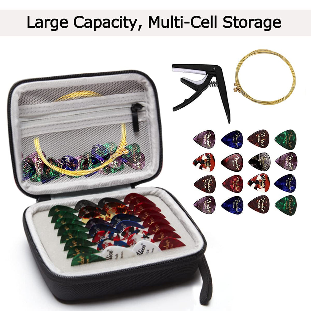 Guitar Pick Holder Case Black A5204
