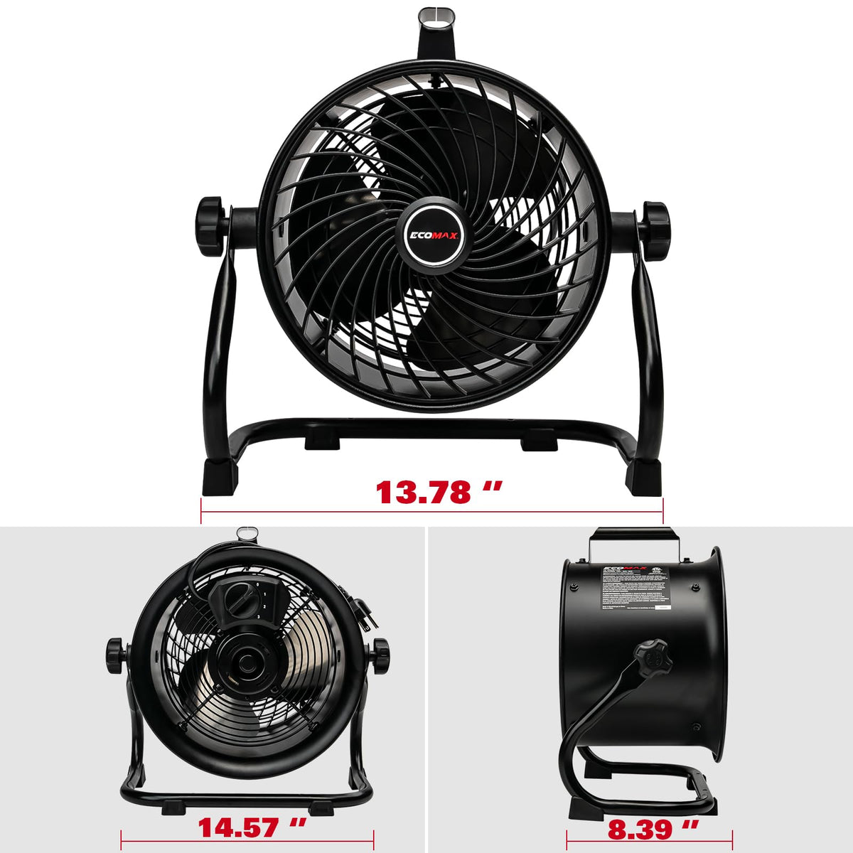 10 Inch High Velocity Drum Fan X837322