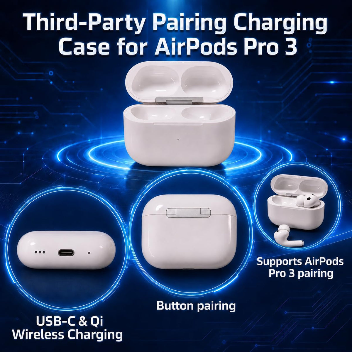 Charging Case Replacement for AirPods Pro 3rd Generation H858211