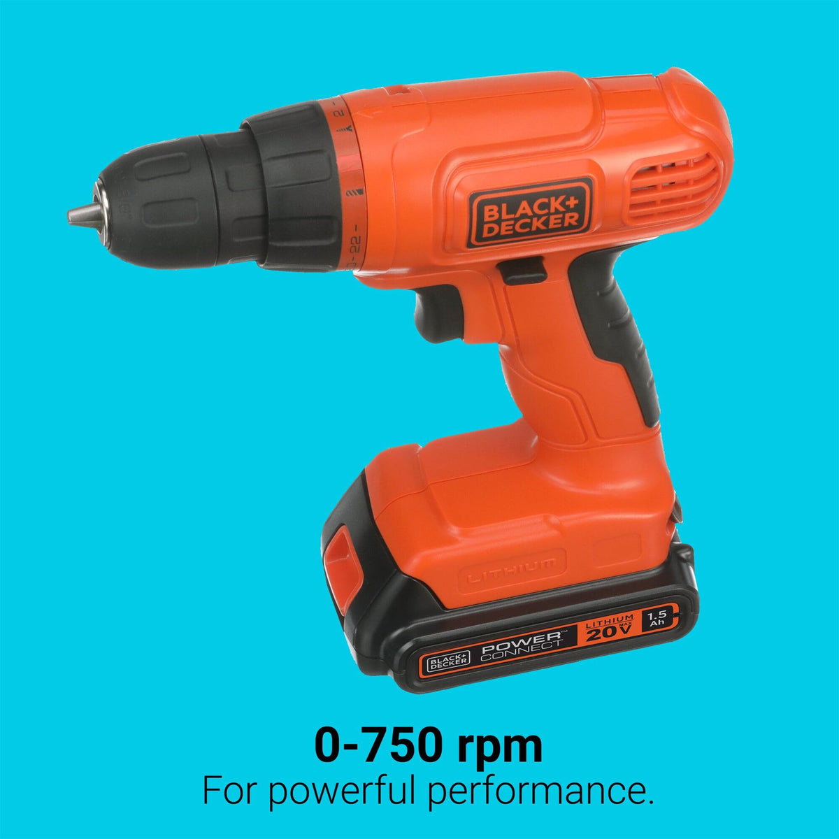 Cordless Drill Driver Kit with Drill Bit Set and Sockets, 100 pc. D9866