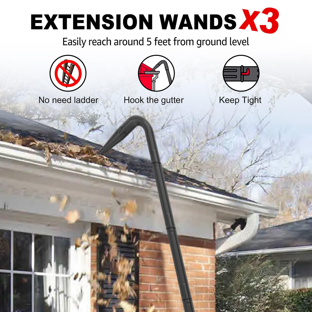 2-1/2 in. Gutter Cleaning Attachment Kit Q6426