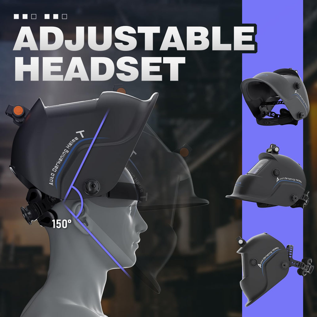 Auto-Darkening Welding Helmet True Color Shade 4/9-13 D8449