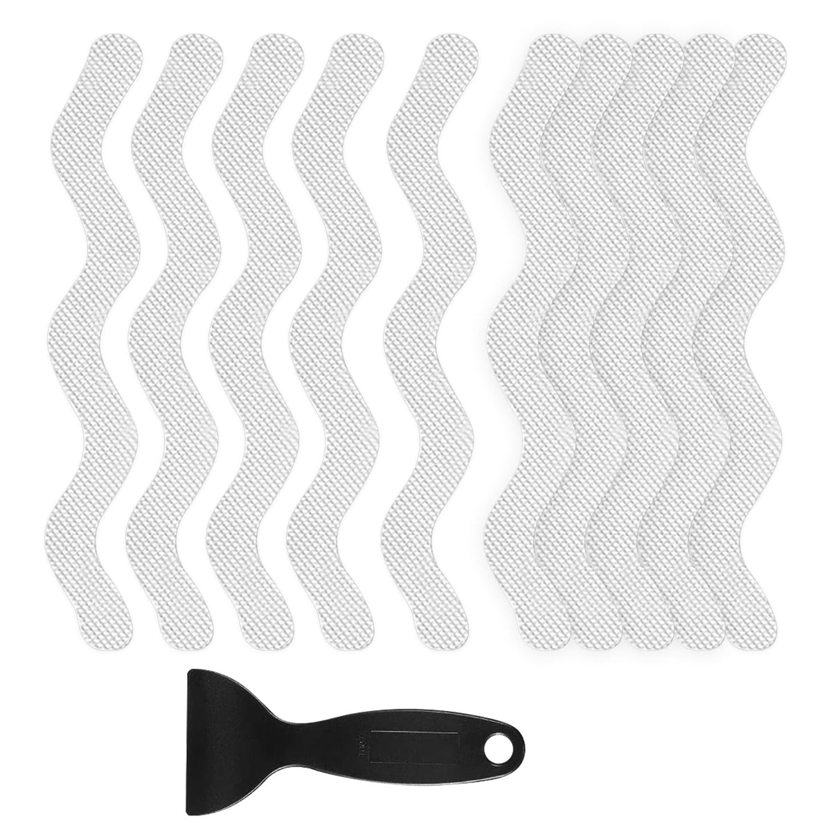 24 PCS Anti Slip Shower Stickers with Scraper V22734