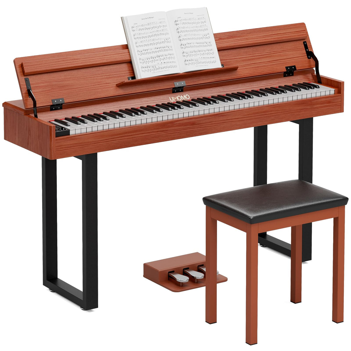 88 Key Weighted Digital Piano with Triple Pedals Y68162